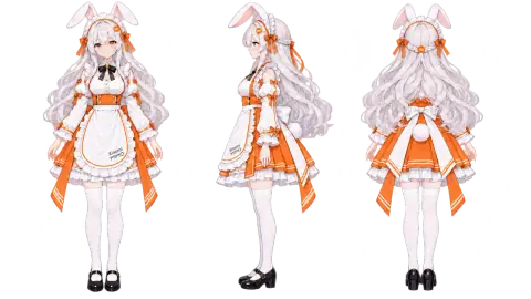 MiMo娘 设定图