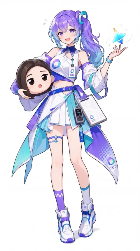 Seed娘 / 豆包娘 设定图